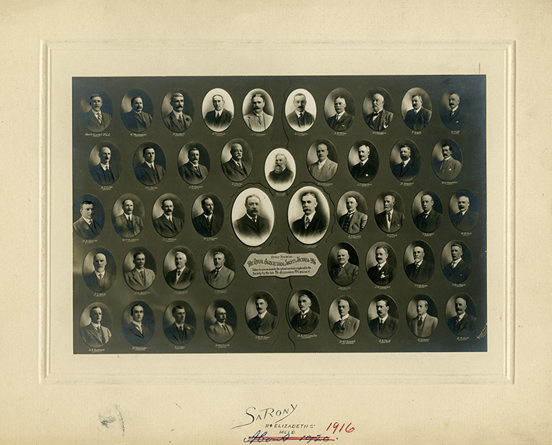 Portraits of the 1916 RASV Council. Image Source: Melbourne Royal Heritage Collection