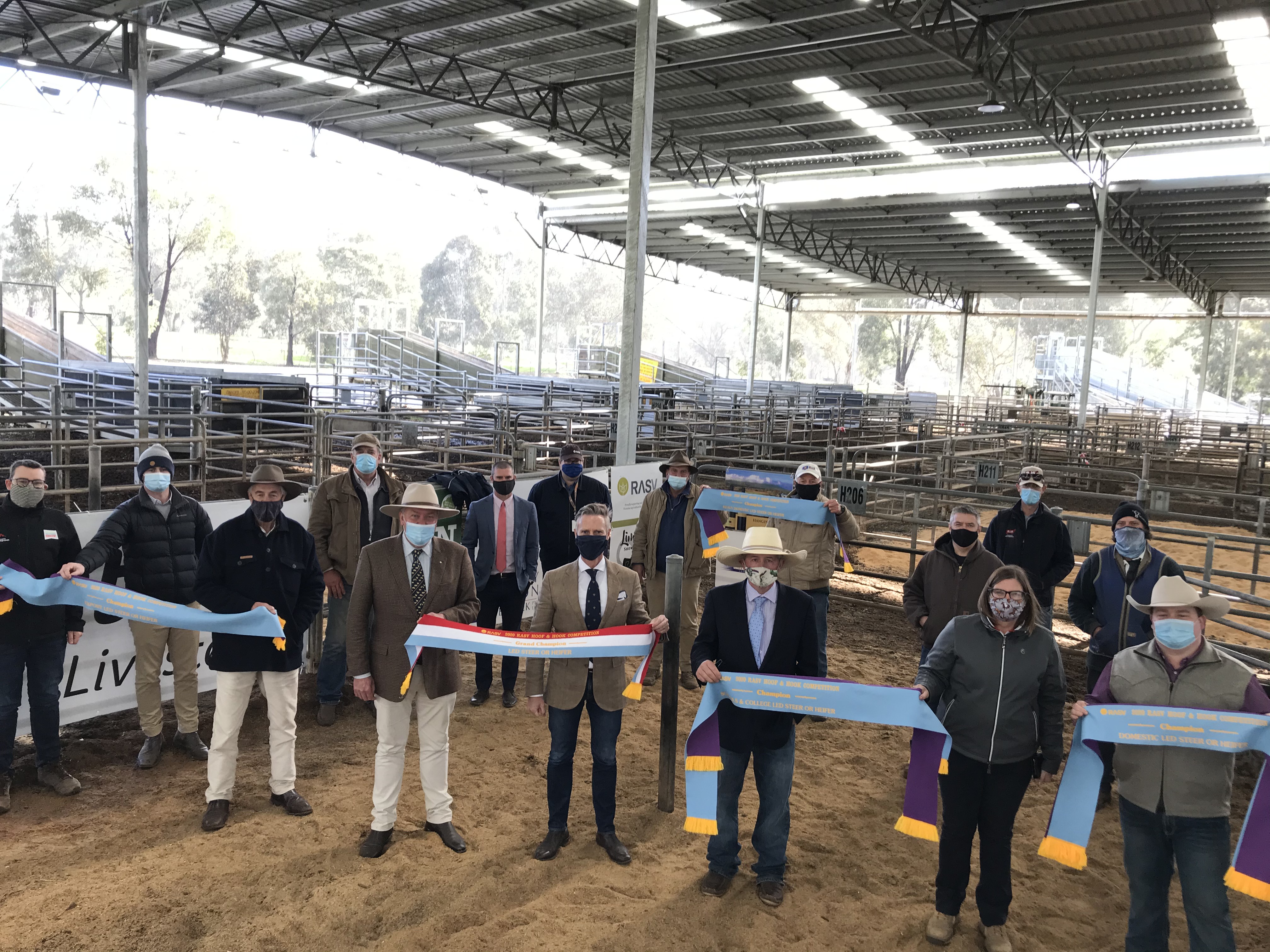 RASV Hoof and Hook Competition judged at Yea Saleyards. September 26, 2020