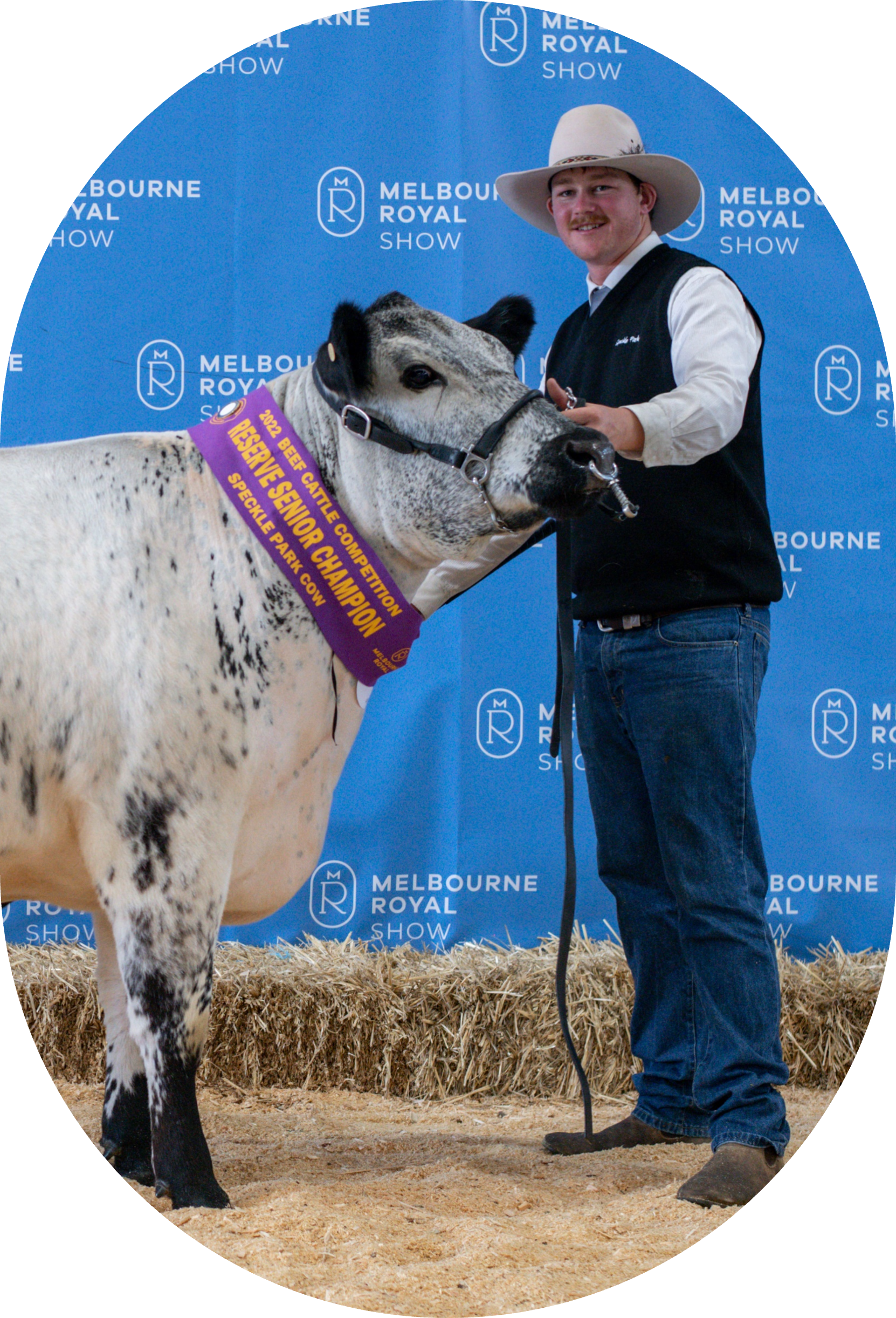 Pictured: Murray Vanderdrift and winning cattle